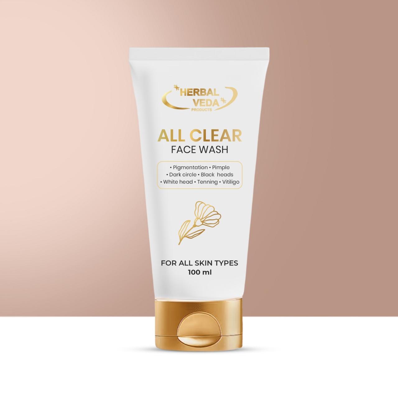 ALL CLEAR FACE WASH